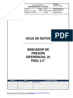 SGI-DT-GIEO-01-I-HD-90 Indicador de Presión Diferencial 25 PSID 2.5