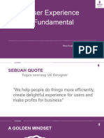 1.0 - UX Fundamental 
