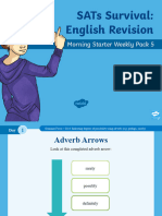 t2 e 3506 Sats Survival Year 6 English Revision Morning Starter Weekly 5 Powerpoint Pack - Ver - 1 1