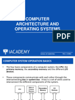 Computer Architecture and Operating Systems