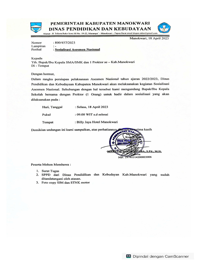 Contoh Undangan | PDF