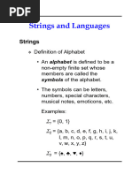 Strings and Languages