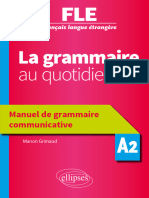 La Grammaire Au Quotidien A2