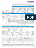 Private Car/Two Wheeler Insurance Policy - Package: D Dmmy Y Y Y