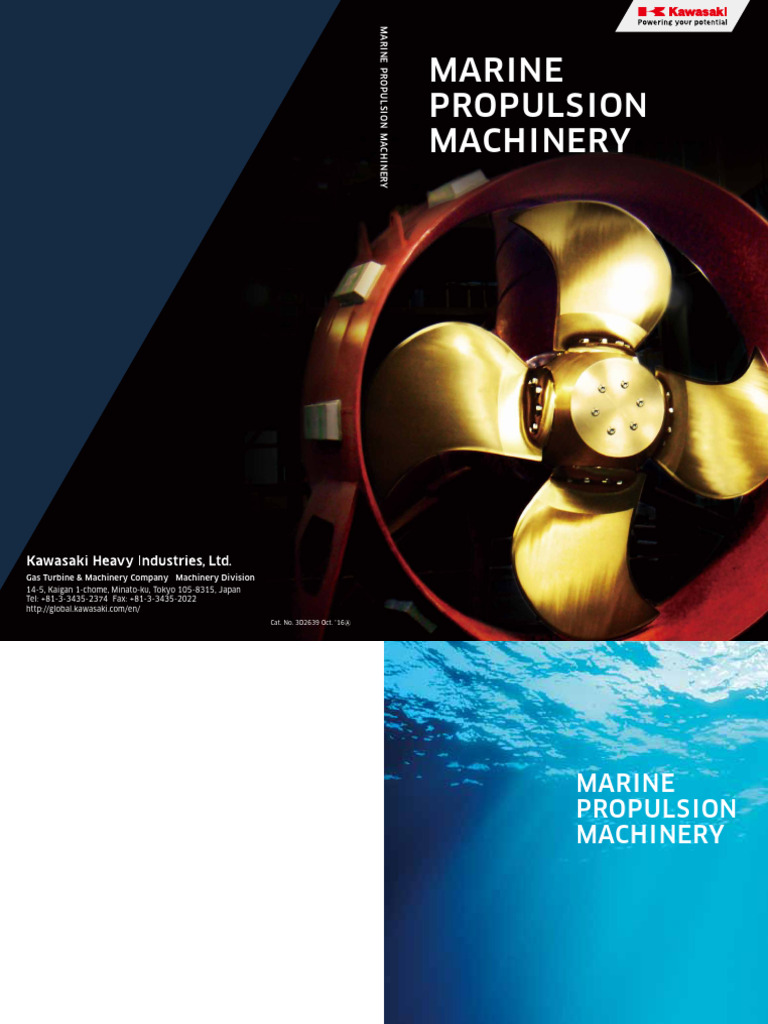KHI Marine Propulsion Catalogue | PDF | Propeller | Ships