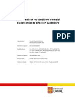 Reglement Conditions Emploi Personnel Direction Superieure