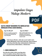 Kesimpulan Gaya Hidup Modern