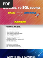 SQL Notebook by Rishabh