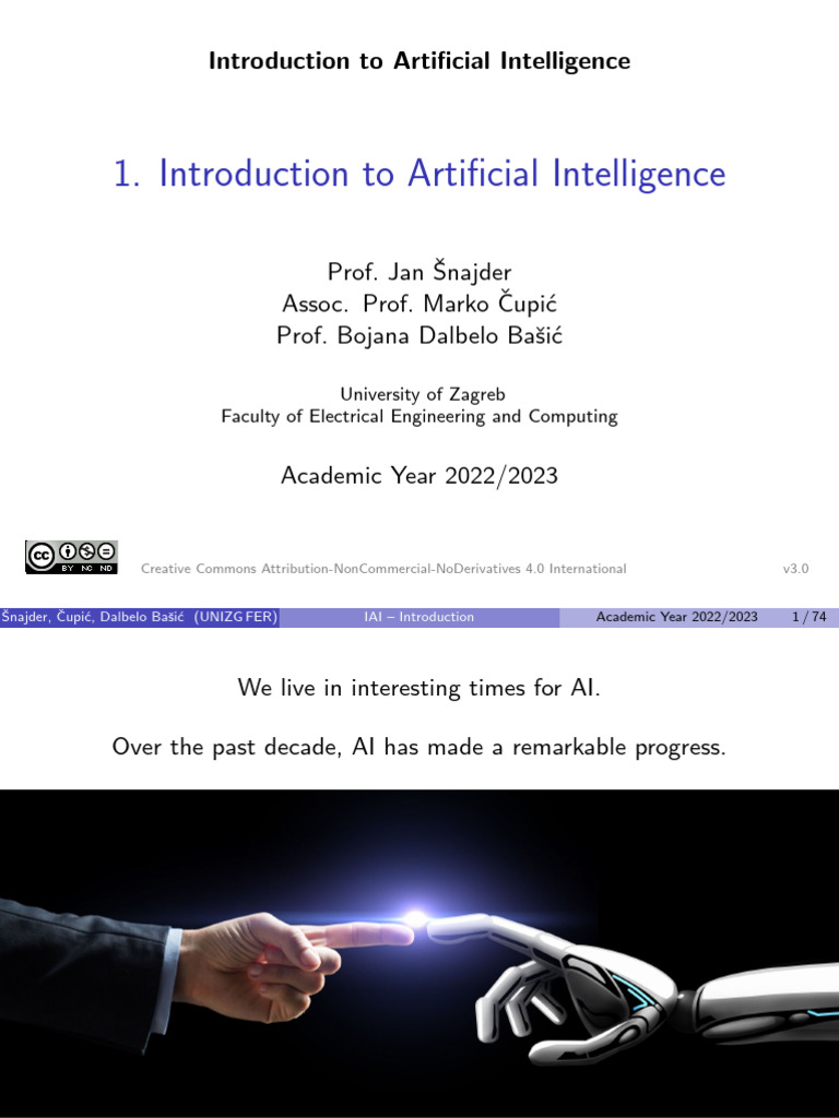 Ai 1 Introduction Pdf