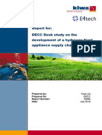 DECC Desk Study On The Development of A Hydrogen-Fired Appliance Supply Chain