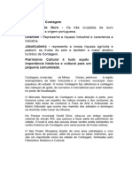 Pontos Turísticos de Contagem