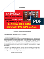 Lezione N.6 - L'area Dei Bisogni Educativi Speciali