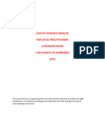 Pdfcoffee.com Law of Evidencefinal PDF Free