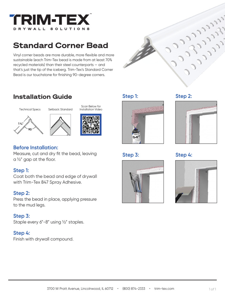 Corner Bead Installation Guide R3 PDF