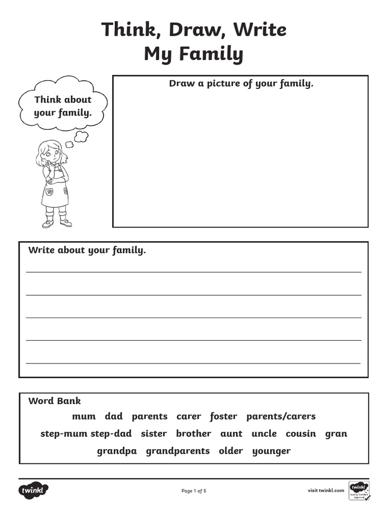 Think, Draw, Write | PDF | Games & Activities | Home & Garden