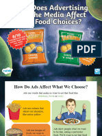 How Ads and Media Influence Food Choice