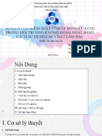 Nghiên Cứu Kiểm Soát Tính Di Động Của Co2 Trong Môi Trường Không Đồng Nhất Bằng Cách Sử Dụng Các Chất Làm Đặc