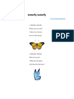 Butterfly Butterfly Singing Bell