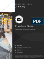 Furniture Store Business Plan Example