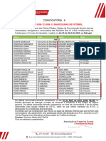 6 Convocatoria Sub-12 Sub-13 Masculina 2022 - 2023