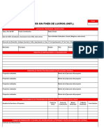 BDV - Formato para Cuentas Sin Fines de Lucro