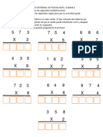 ¡Mucho Ojo!: Instrucciones: Resuelve Las Siguientes Multiplicaciones