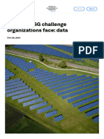 The No. 1 ESG Challenge Organizations Face - Data - World Economic Forum