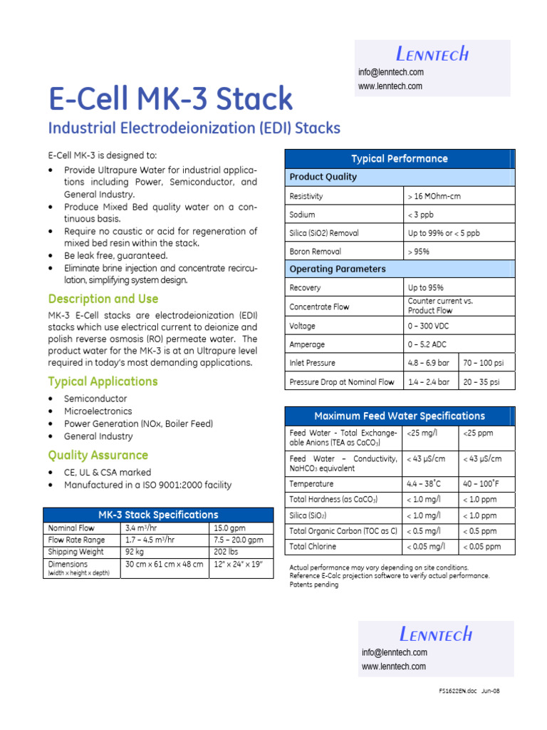 GE E Cell MK 3 L | PDF | Materials | Chemistry