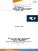 Formato 2 - Estudio Administrativo y Legal Proyecto Codornices UNAD 2022