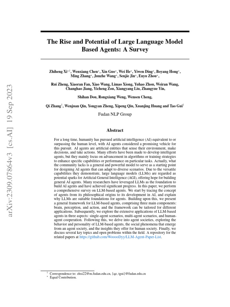 The Rise and Potential of Large Language Model | PDF | Artificial ...
