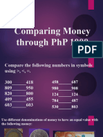 Comparing Money Through PHP 1000