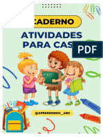 Caderno de Atividades para Casa