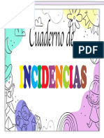 Cuaderno de Incidencias 2023