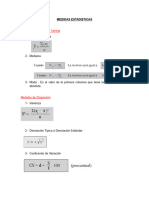 Fórmulas Primer Parcial