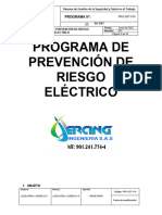 PRG-SST-016 Programa de Prevención de Riesgo Eléctrico