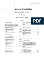 Deutscher Bundestag: Stenografischer Bericht 54. Sitzung