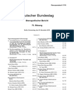 Deutscher Bundestag: Stenografischer Bericht 75. Sitzung