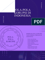 Pola-Pola Korupsi Di Indonesia