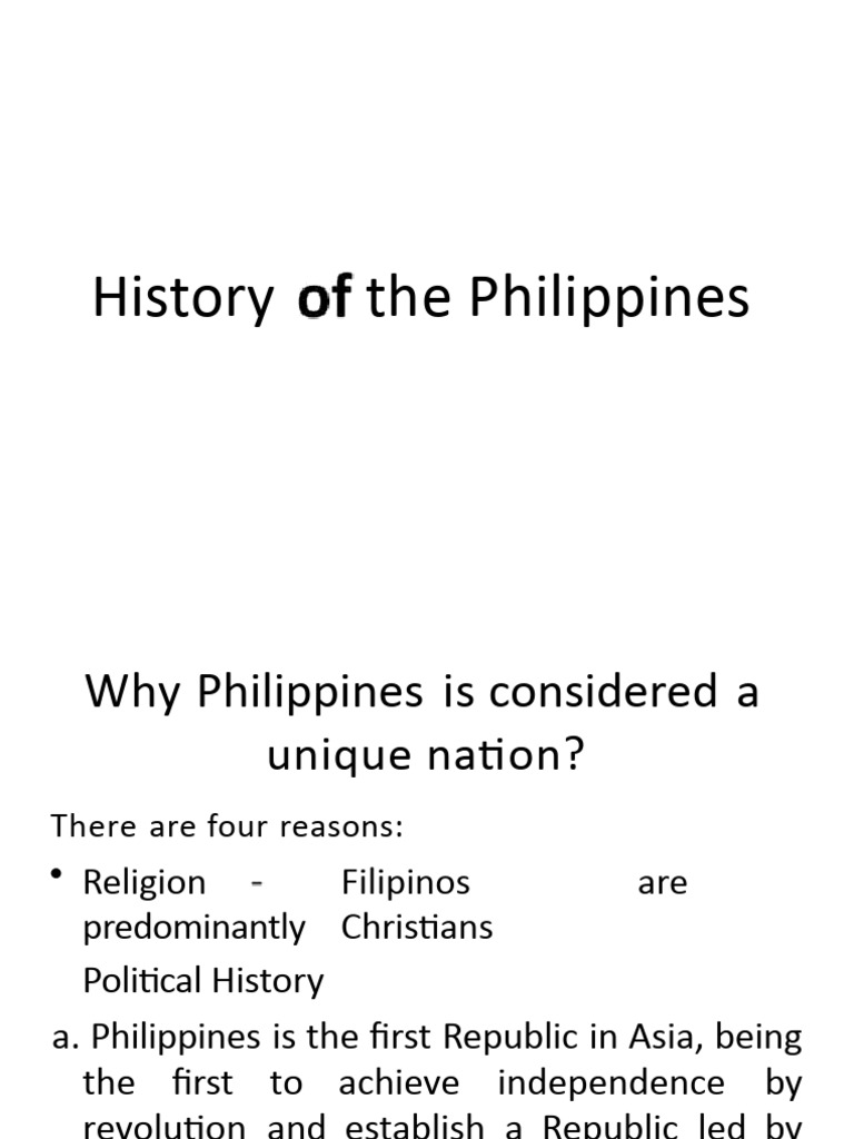 History of The Philippines | PDF