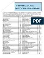 All 60 Topics - Exam Questions - Edexcel IGCSE