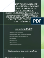 3706 CavinPolsonKallely ActuarialStatistics4 StationarityWeakStationarity&MarkovProperty CE2 Aug22