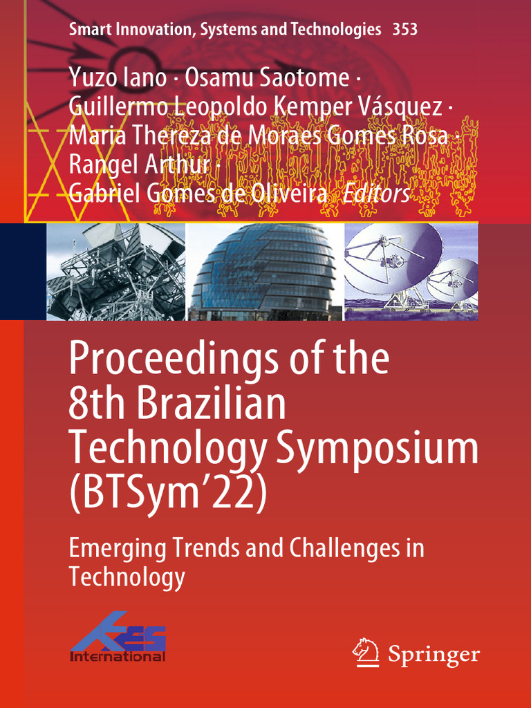 Proceedings of The 8th Brazilian Technology Symposium Btsym22 Emerging  Trends and Challenges in Technology 3031310063 9783031310065 Compress, PDF, Artificial Neural Network