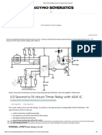 4541 Timer Relay Circuit 0.3 Second To 10 Hours