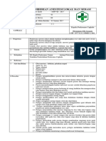 7.7.1.3 Pemberian Anestesi Lokal Dan Sedasi