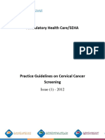 Cervical Cancer Screening - AHS Guideline