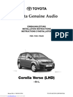 Audio Corolla Verso