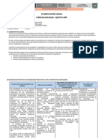 Planificación Anual Ciencias Sociales - Quinto Año: I. Datos Informativos