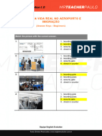 (Answer Key - Beginners) - Inglês Da Vida Real No Aeroporto e Imigração1