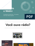 10 - 08 - 2023 - Webradio e Webtv - Contextualização