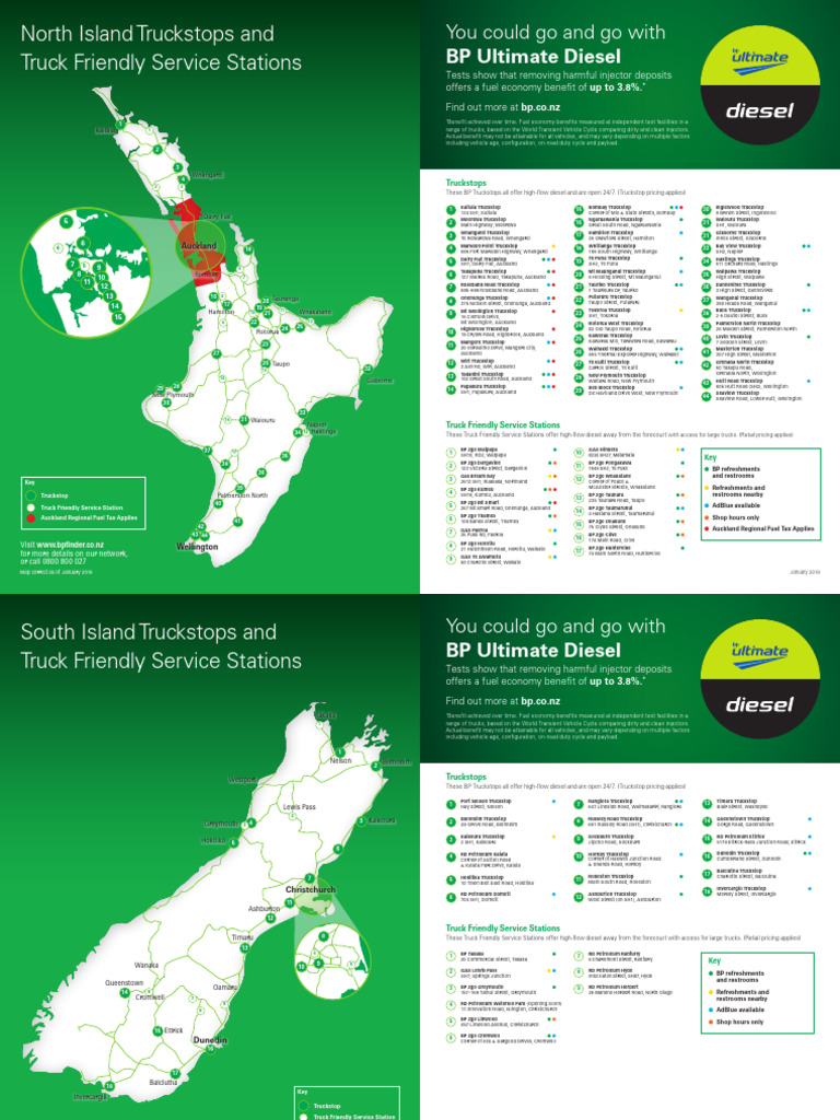 Truckstops and Truck Friendly Serivce Stations | PDF | Vehicle